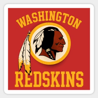 Vintage Washington Football Commanders Redskins Magnet